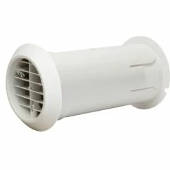 Manrose Extractor Fan Ducting Ventilation Internal Fit Wall Kit 100mm White