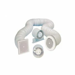 MANROSE 100mm TIMER SHOWER FAN KIT