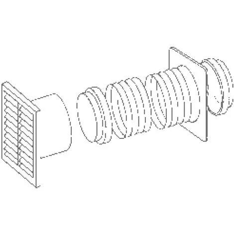 Manrose 100mm Fixed Grille Kit (White) - 7218 1 Manrose 100mm Fixed Grille Kit (White) - 7218
