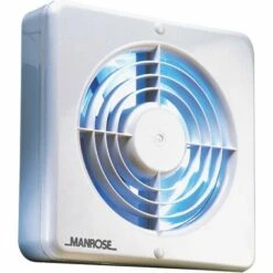 Manrose 150mm (6) Axial Extractor Fan With Timer & Pullcord