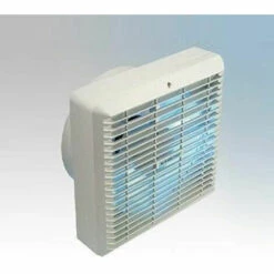 Manrose 150mm Commercial Grey Manual Pullcord Wall Fan