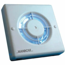 Manrose 120mm (5) Axial Extractor Fan With Timer & Pullcord