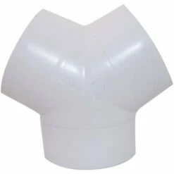 MANROSE 100mm 4 Round Y Piece Connector