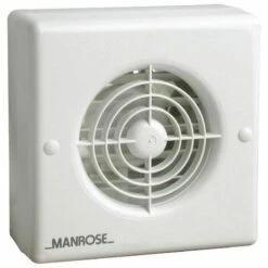 Manrose 100mm (4inch.) Automatic Extractor Fan W/ Electronic Timer - XF100AT