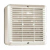 Manrose 230mm Commercial Grey Automatic Window Fan W/ Internal Thermo-activated Shutters