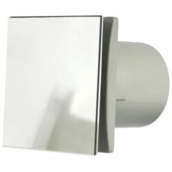 Manrose 150mm (6) Bathroom Extractror Fan With Integral Timer & Aluminium Front Cover