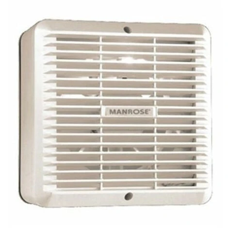 Manrose 300mm Commercial Grey Automatic Wall Fan W/ Internal Thermo-activated Shutters 1 Manrose 300mm Commercial Grey Automatic Wall Fan W/ Internal Thermo-activated Shutters