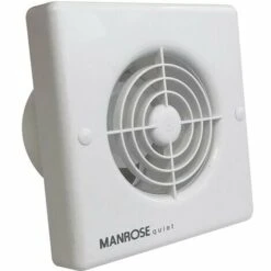 Manrose 4.8W Quiet Axial Bathroom Extractor Fan