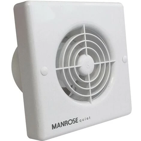 Manrose 4.8W Quiet Axial Bathroom Extractor Fan 1 Manrose 4.8W Quiet Axial Bathroom Extractor Fan