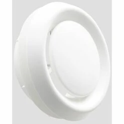 Manrose 100mm/4 Internal Round Circular Air Diffuser With Round Spigot And Adjustable Central Disc - 1250