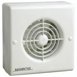 Manrose 100mm Axial Extractor Fan With Humidity Control & Pullcord