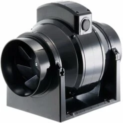 Manrose 125mm In-Line Mixed Flow Extractor Fan With Timer