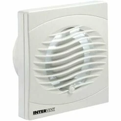 Manrose Intervent BVF100T 4" Square Extractor Fan Timer