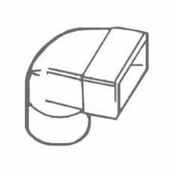 Manrose Elbow Male Connector 100mm - R40400