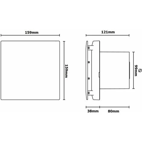 Manrose 100mm Silent Concealed Fan With Timer - CSF100T 2 Manrose 100mm Silent Concealed Fan With Timer - CSF100T - Image 2